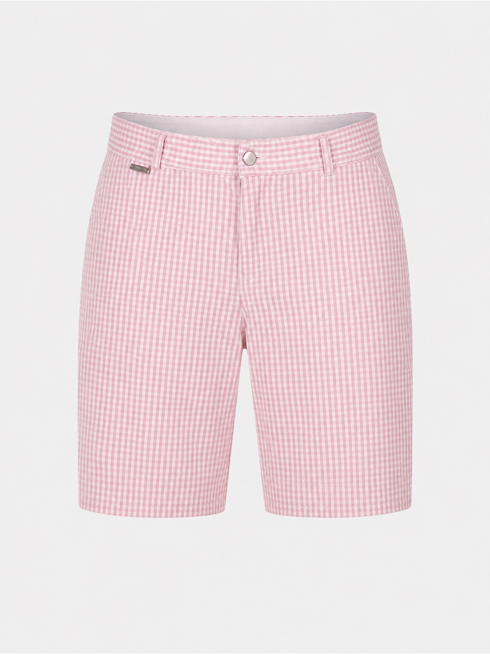 Vintage Lauren Ralph Lauren Pink Gingham Seersucker Shorts Sz 8 Preppy Golf